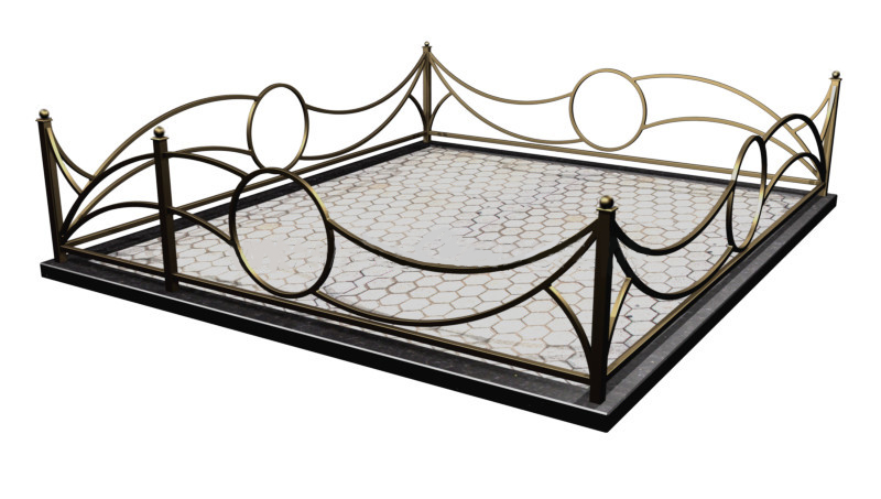 Оградки из профильной трубы